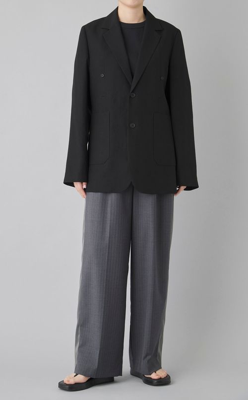 サイドラインストレートパンツ