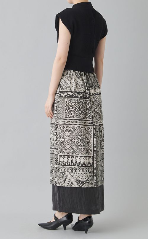 2wayコットンニットベスト