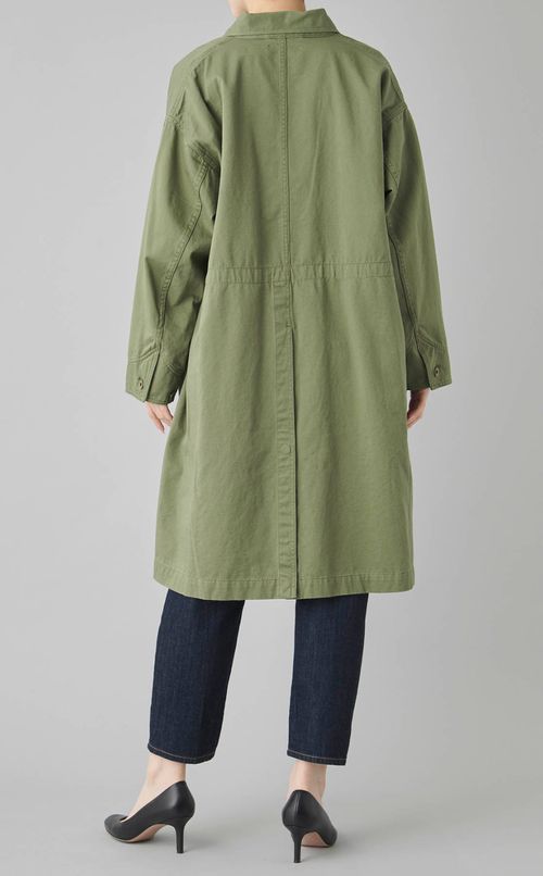 バックサテンワークコート