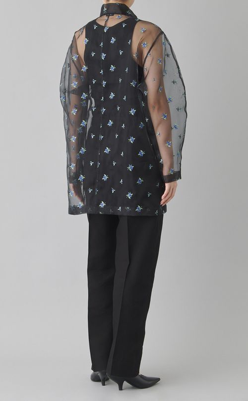 エンブロイダリーシアーシャツ