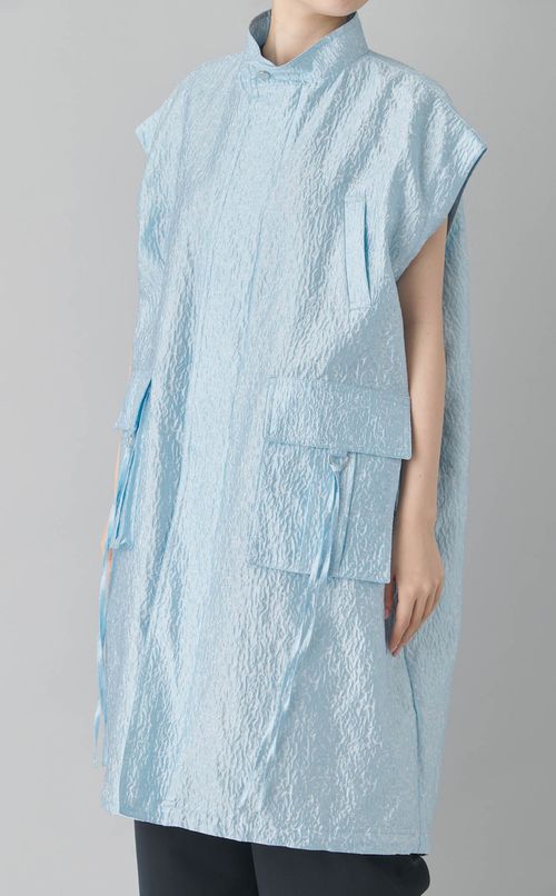 2wayジャガードモッズコート