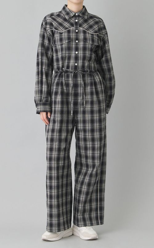 ウエスタンシャツオールインワン