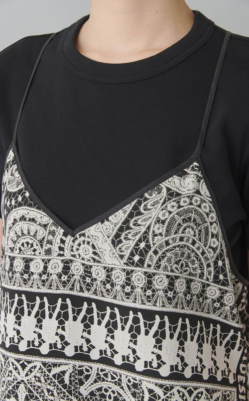 レースコラージュプリントキャミソール