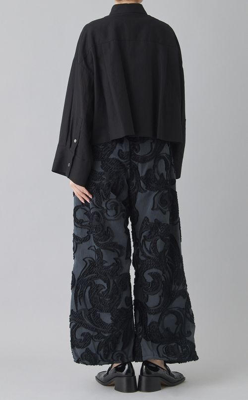 ワイドスリーブコットンシャツ