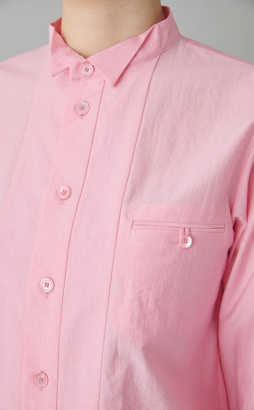 コットンウイングカラーシャツ