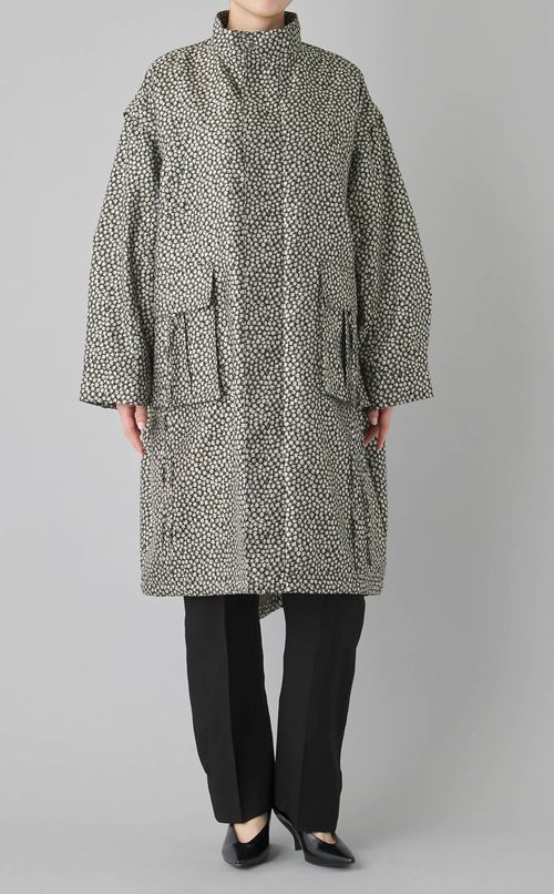 2wayフラワーモッズコート