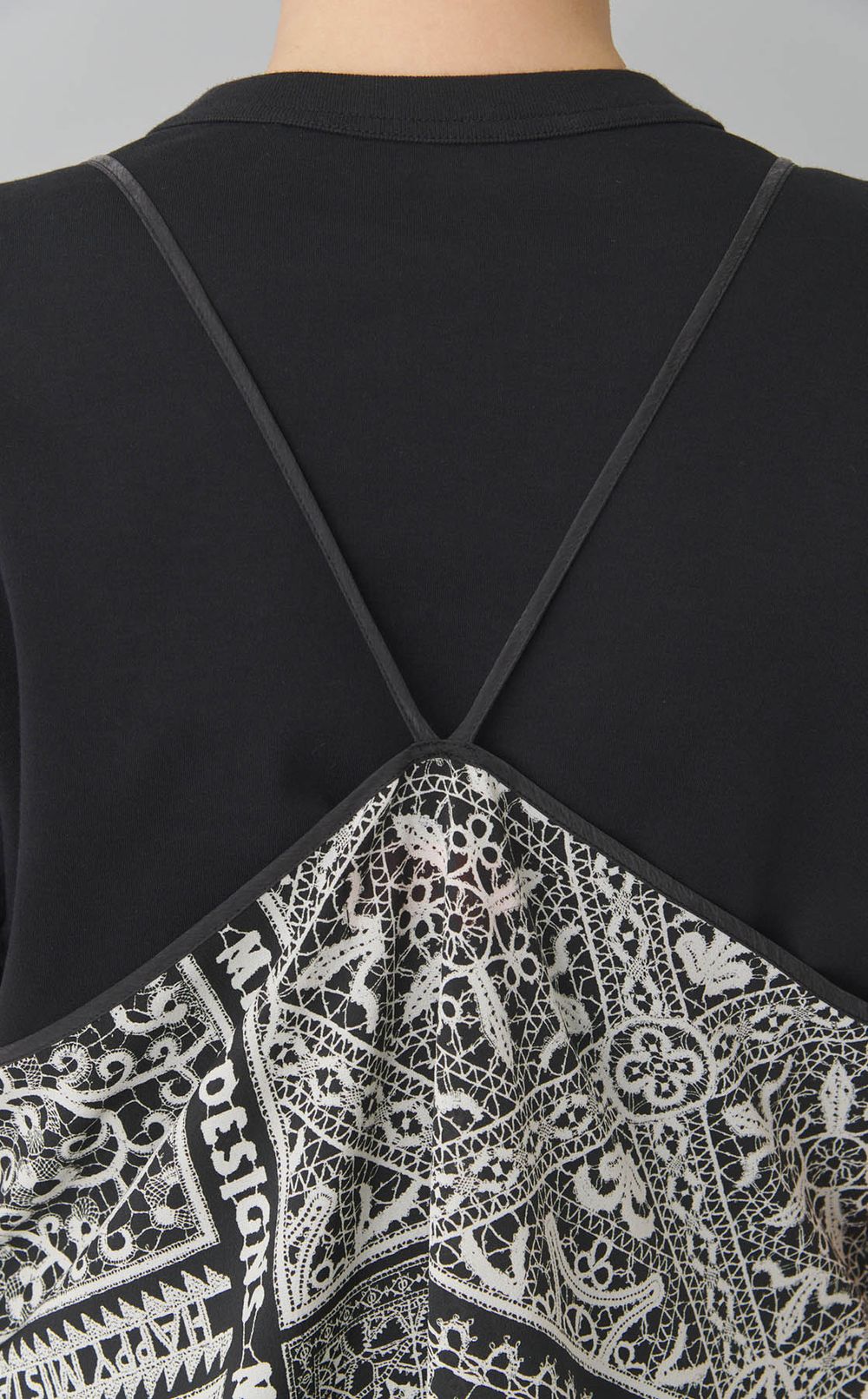 レースコラージュプリントキャミソール