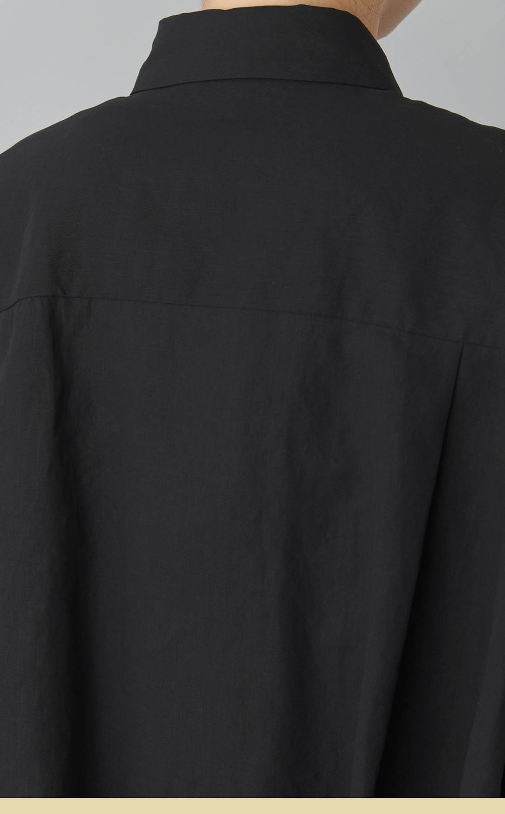 ワイドスリーブコットンシャツ