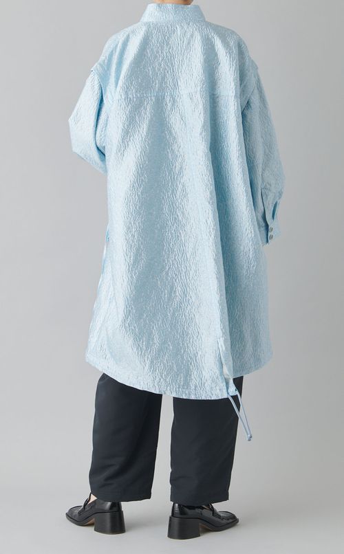 2wayジャガードモッズコート