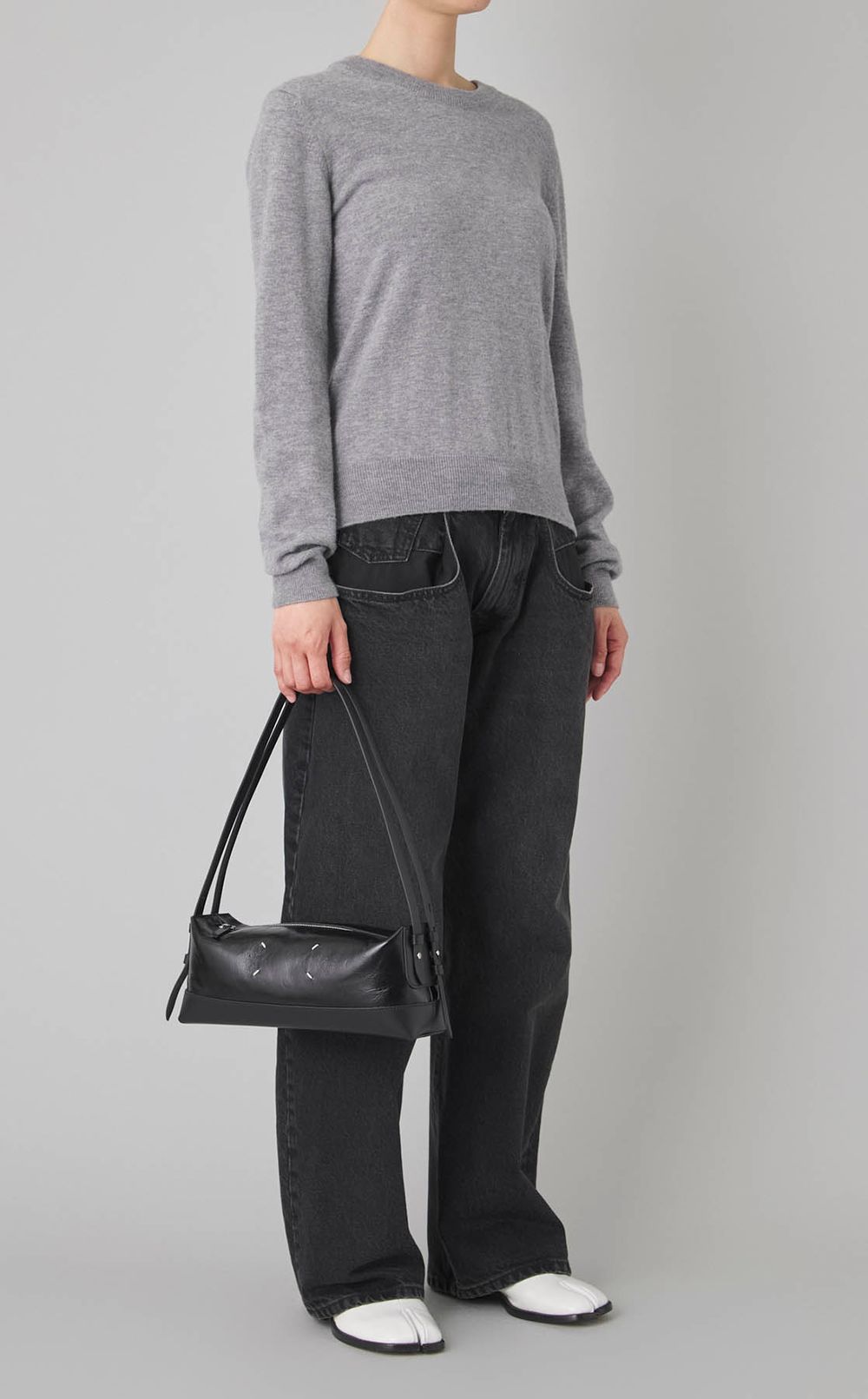 レザースクエアミニショルダーバッグ