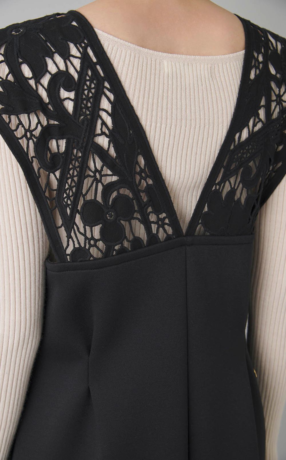 レースサロペットワンピース