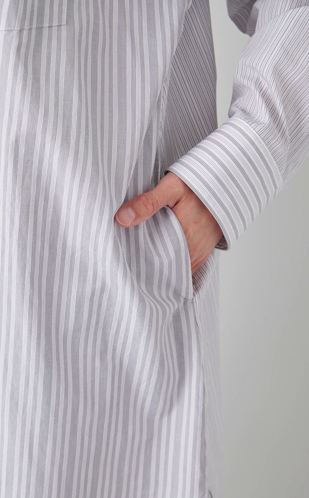 ダブルフロント2wayシャツワンピース