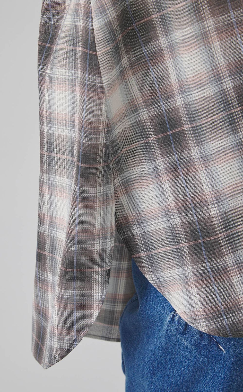 オープンネック2way スカートシャツ