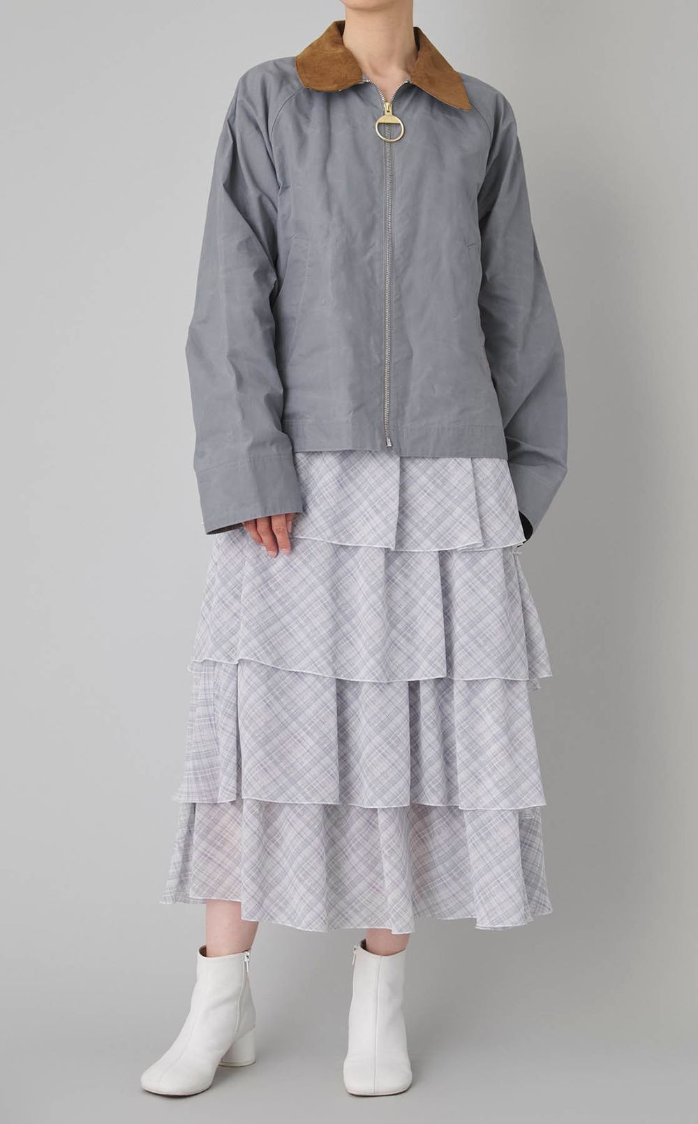 ケープセットティアードドレス