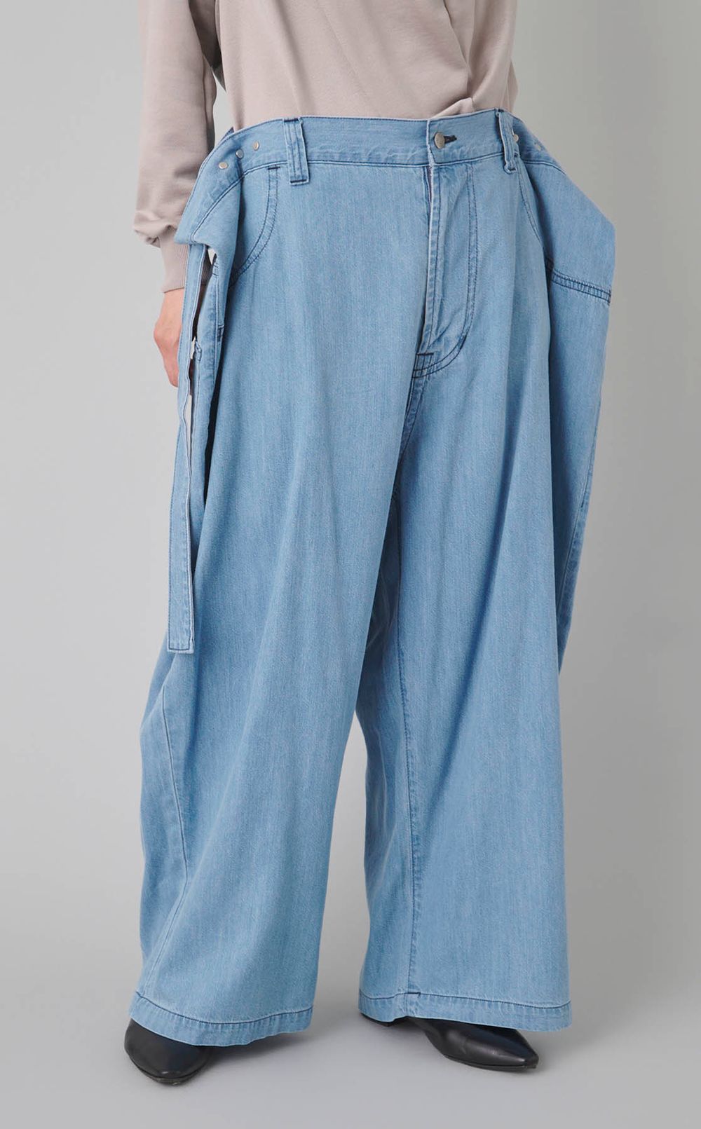 ラップライトデニムパンツ