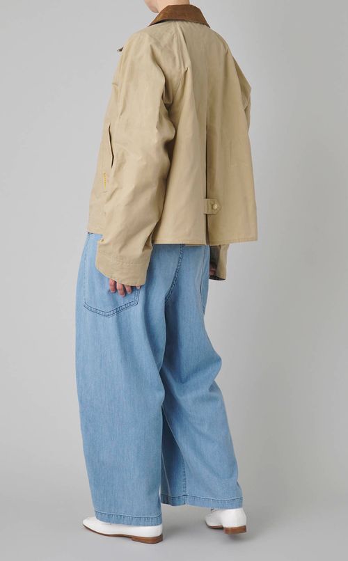 フロントジップショートブルゾン