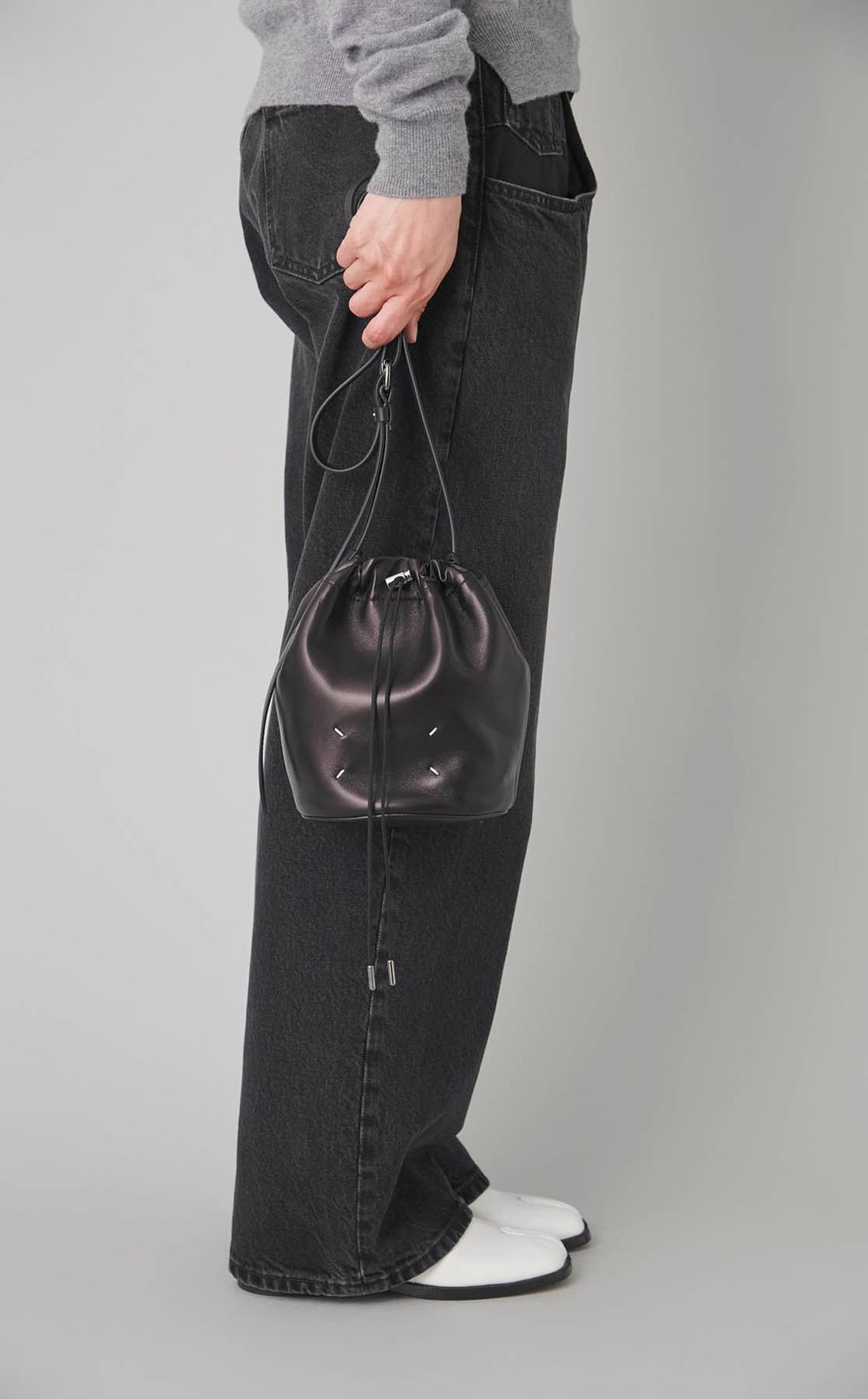 ドローストリングミニショルダーバッグ