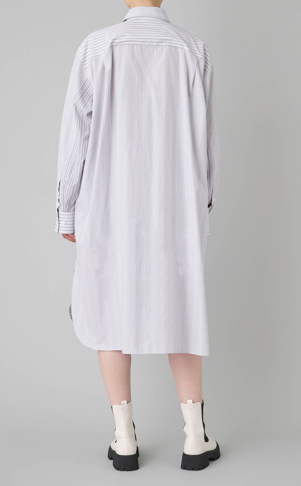 ダブルフロント2wayシャツワンピース