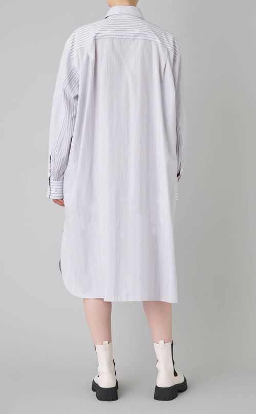 ダブルフロント2wayシャツワンピース