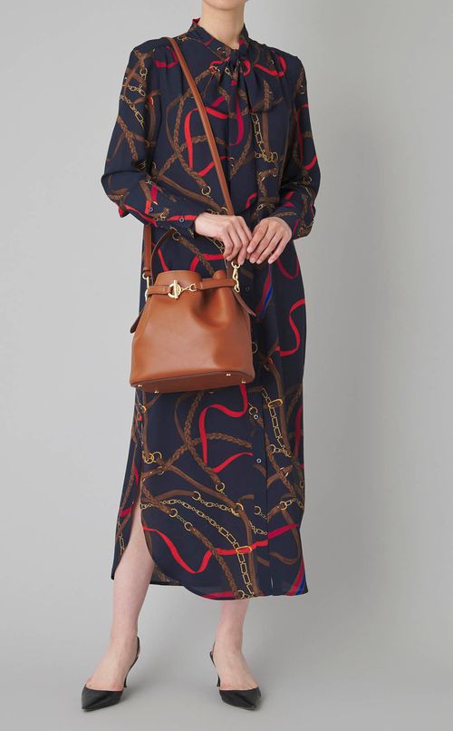 スムースレザーワンショルダーバッグ