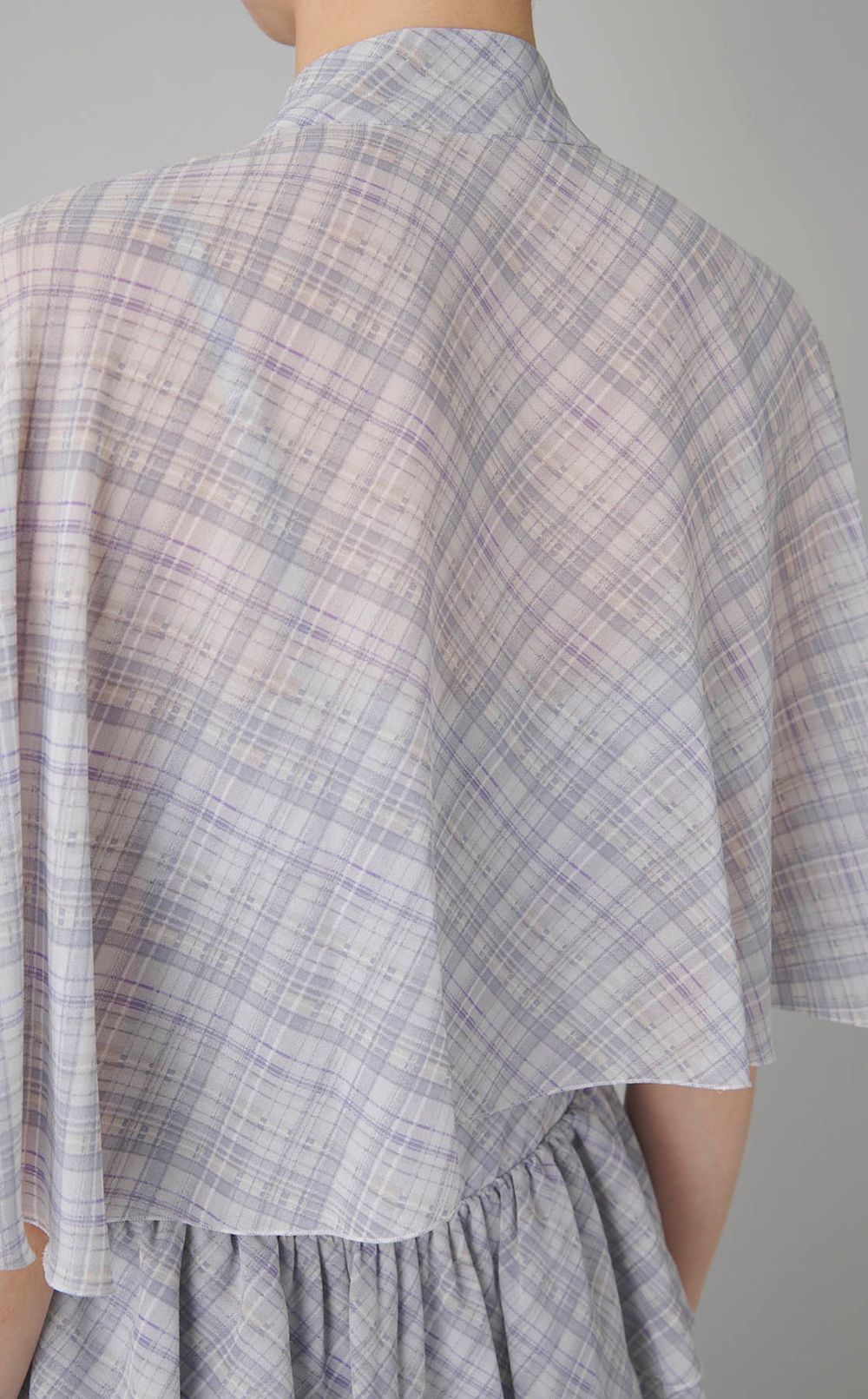 ケープセットティアードドレス