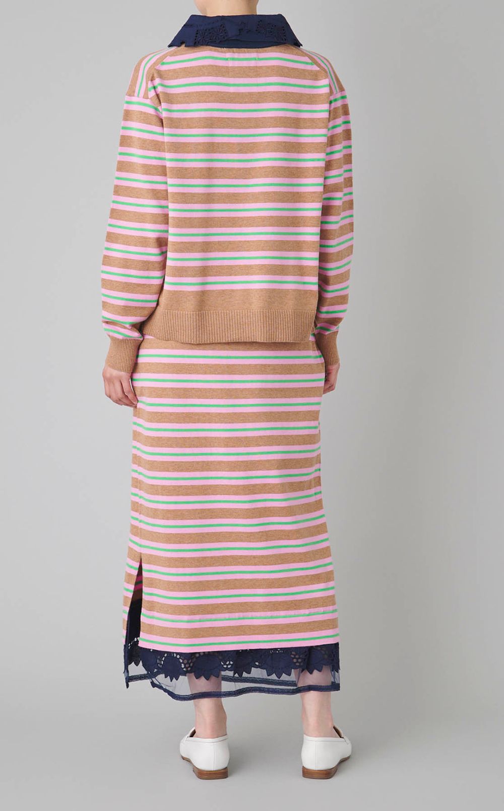 スキッパーポロニットセットアップ