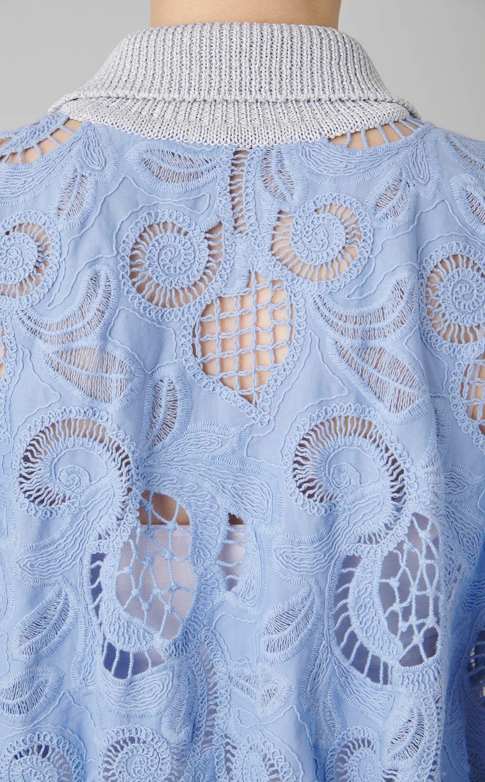 【別注】コットンレースポロシャツ