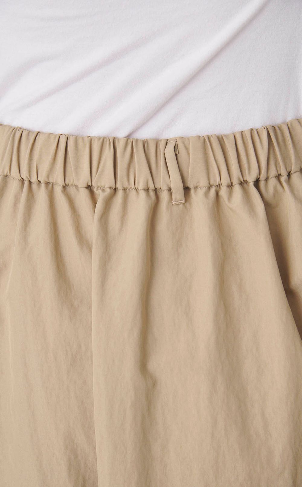 コットンナイロンボリュームスカート