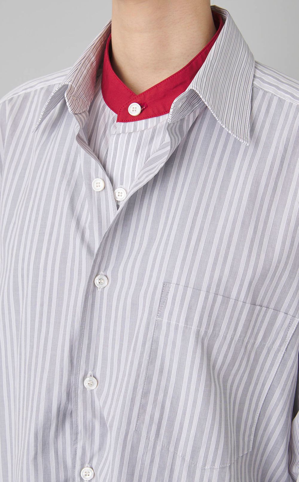 ダブルフロント2wayシャツワンピース