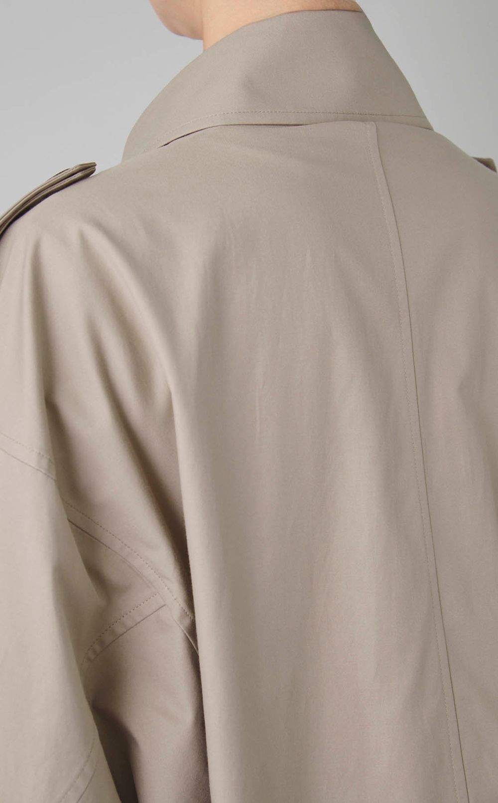 ダブルエンド2wayトレンチコー卜