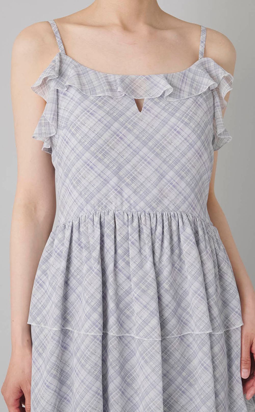 ケープセットティアードドレス