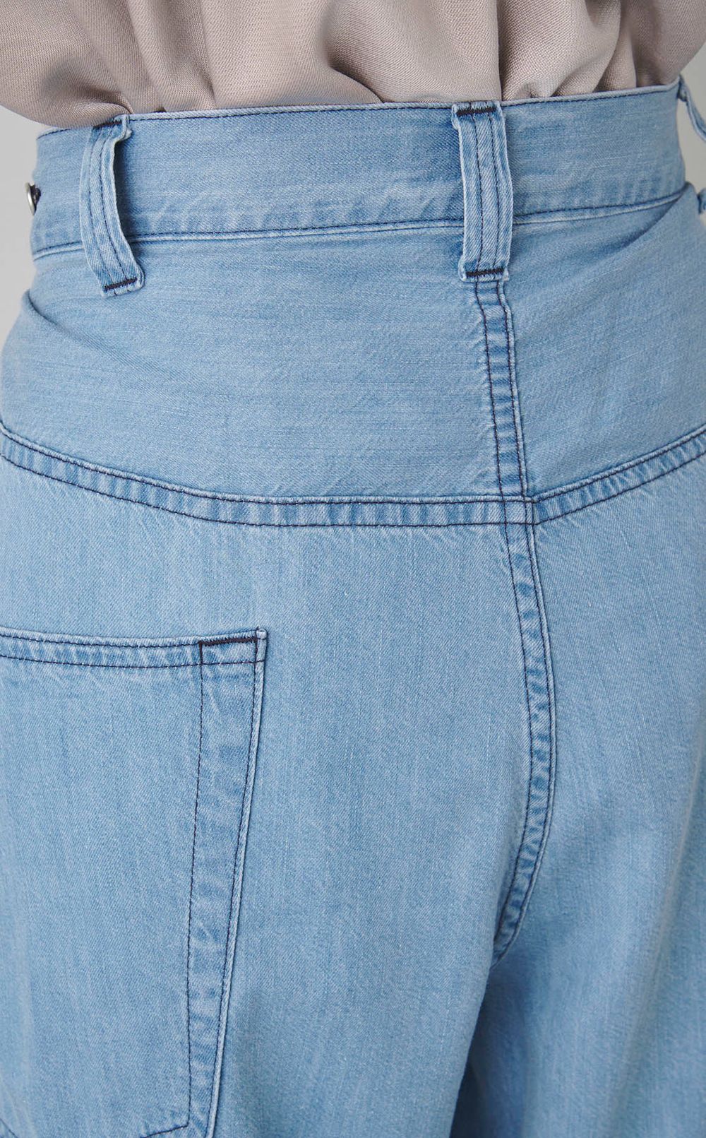 ラップライトデニムパンツ