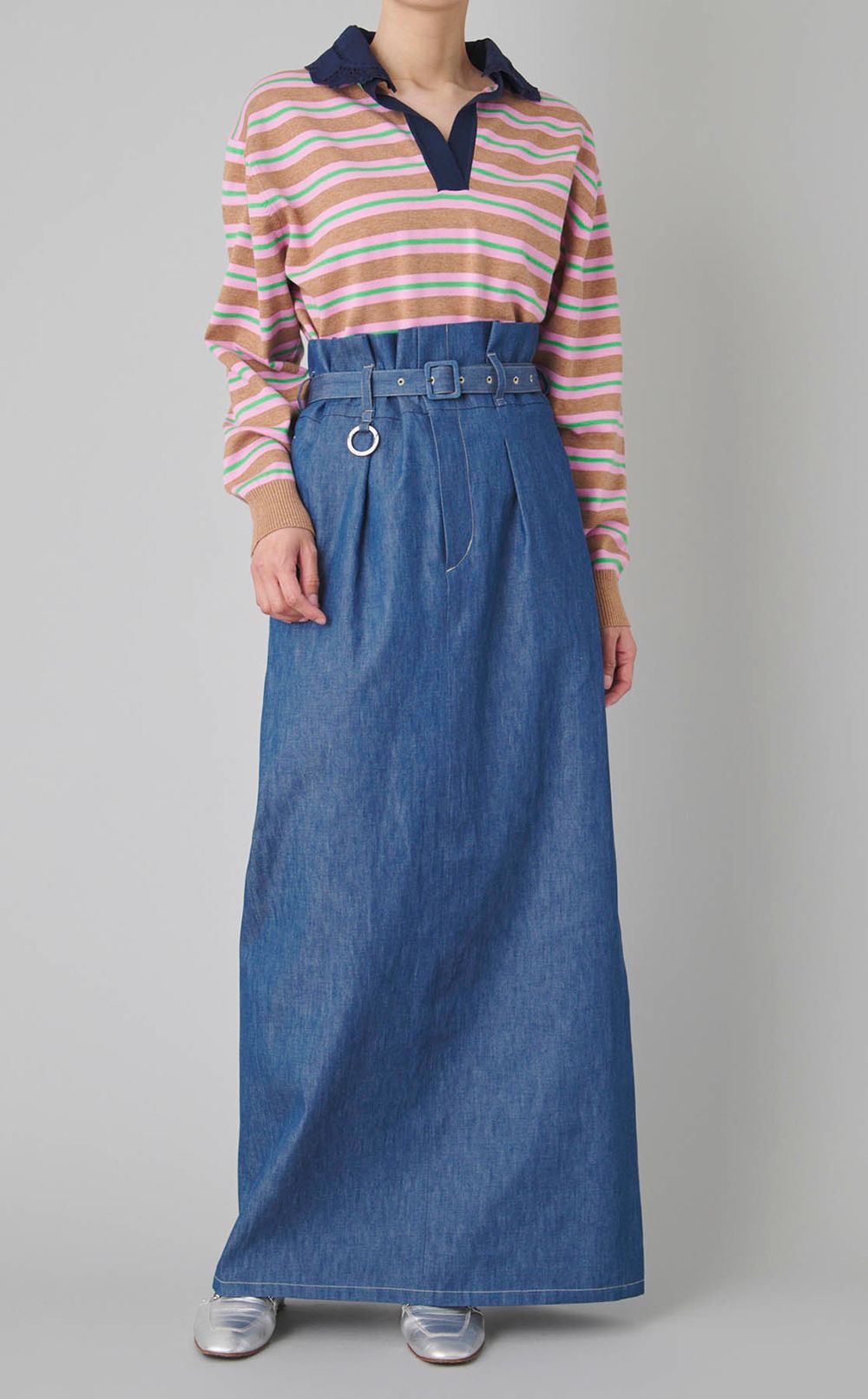 スキッパーポロニットセットアップ