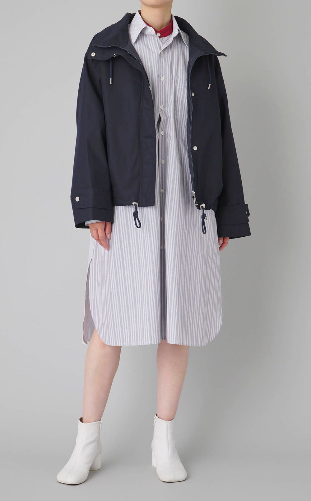 スタンドネック撥水ブルゾン