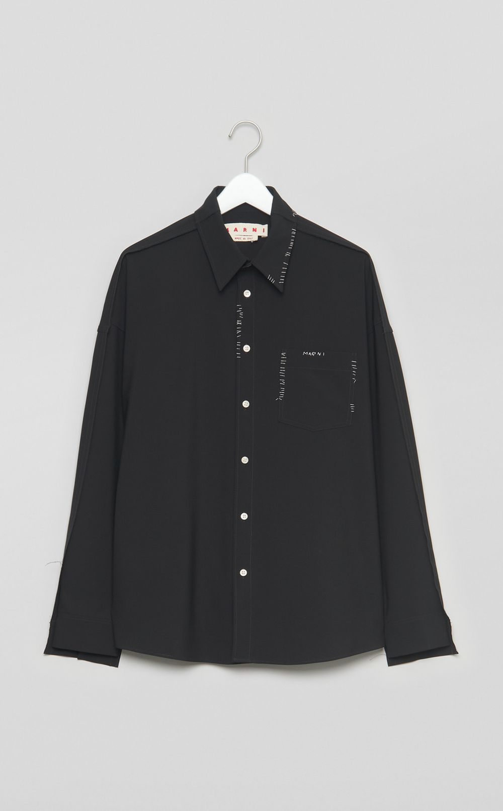 ライトウールロングスリーブシャツ