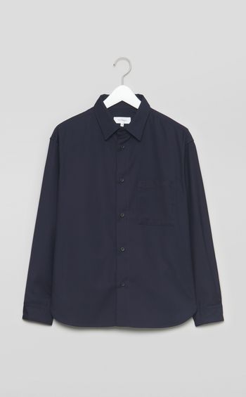 レギュラーカラーツイルシャツ