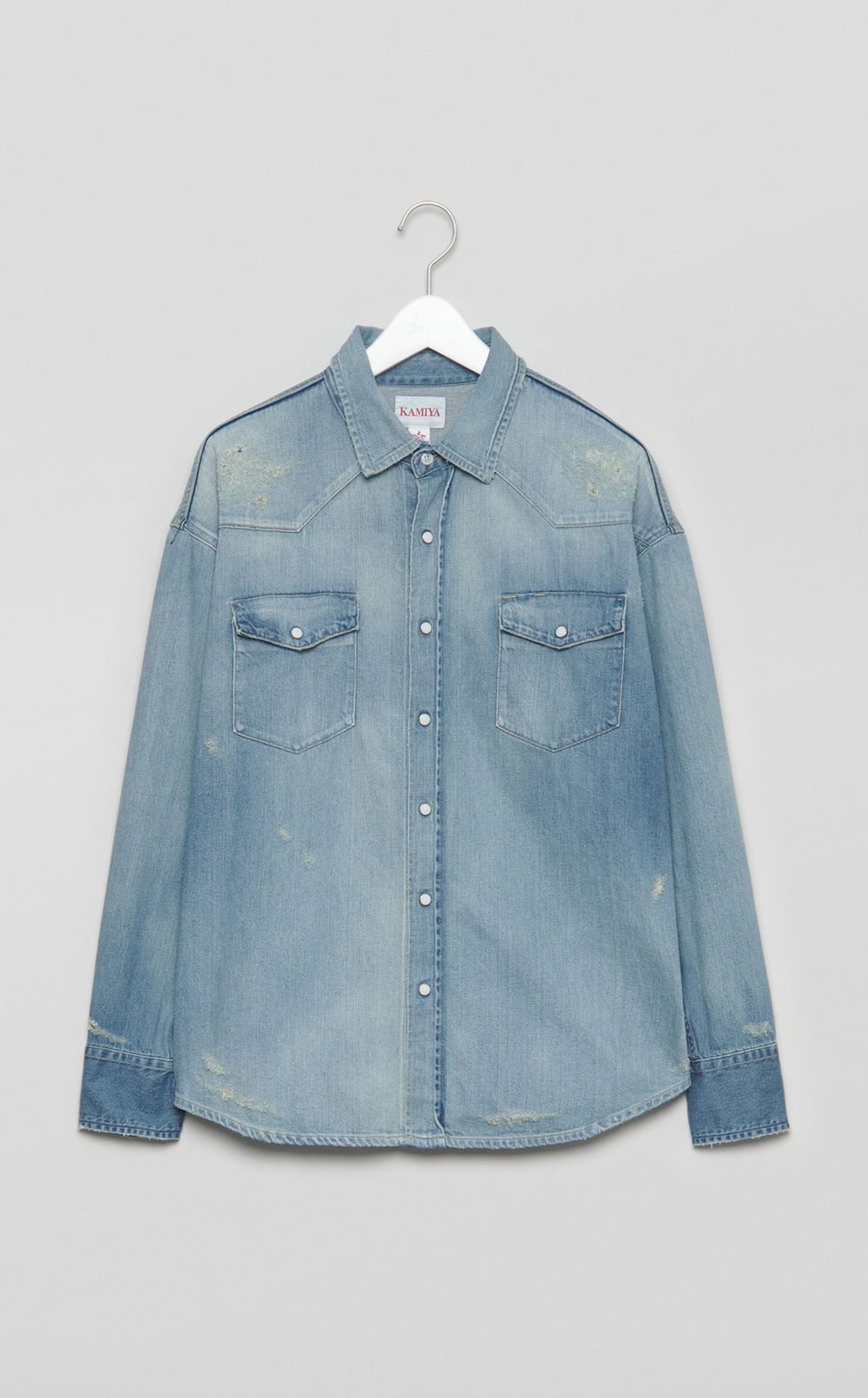 デニムウエスタンシャツ