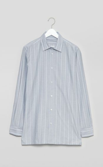 ストライプレギュラーカラーシャツ