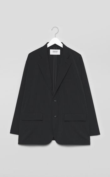 ポプリン3ボタンジャケット