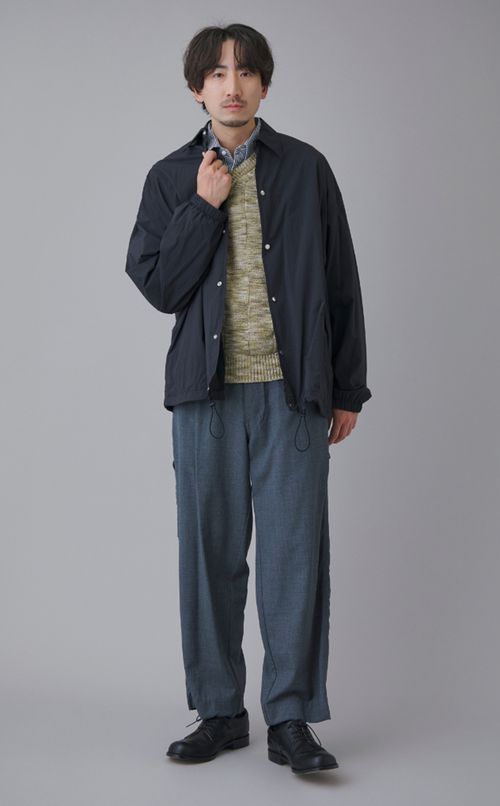 ナイロンロゴコーチジャケット