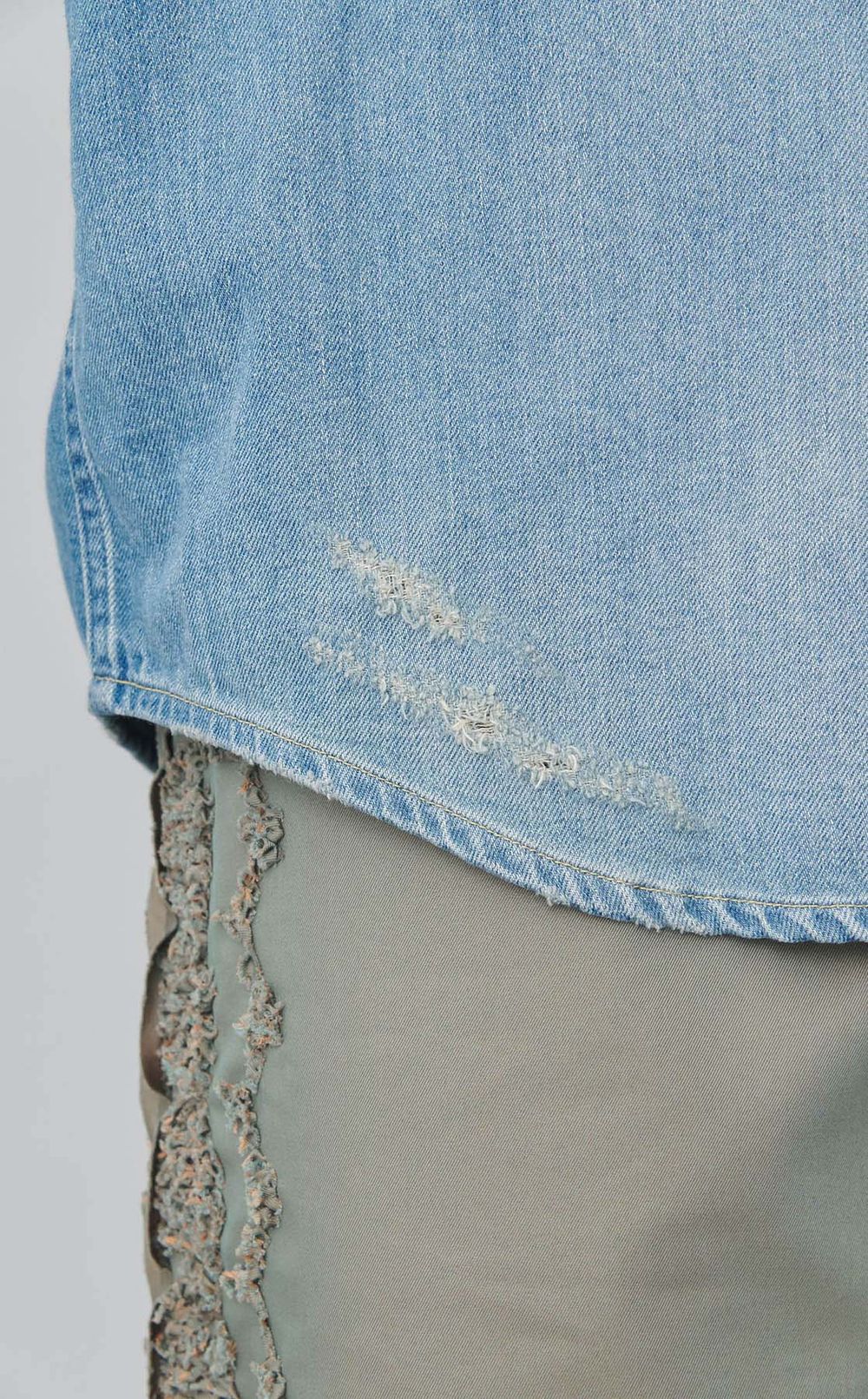 デニムウエスタンシャツ