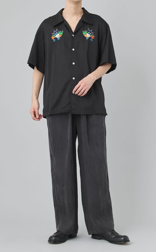 リンクルフロウワイドパンツ