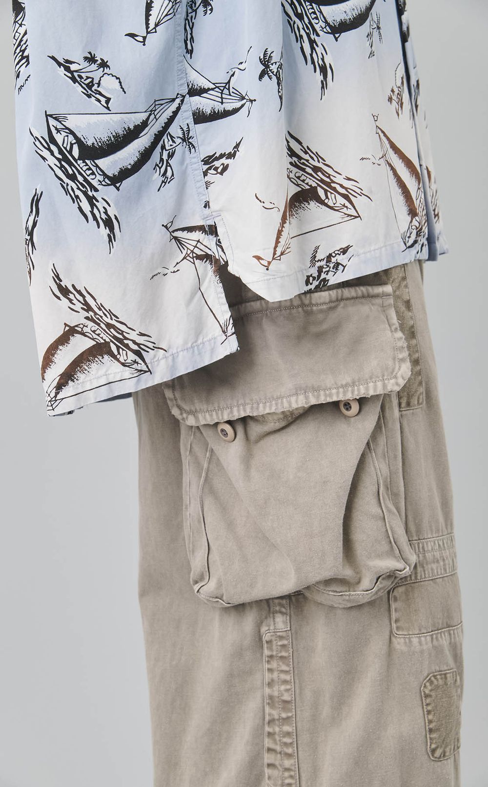 ヴィンテージライクアロハシャツ