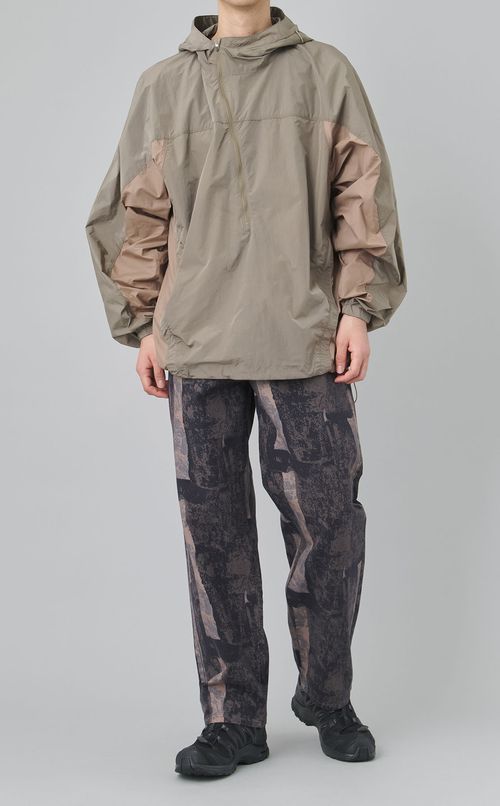 リップストップナイロンプルオーバー