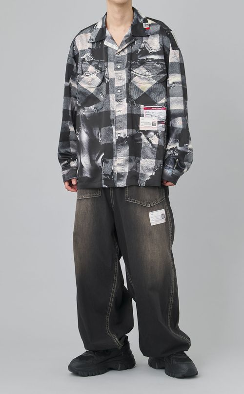 TATAトロンプルイユチェックシャツ