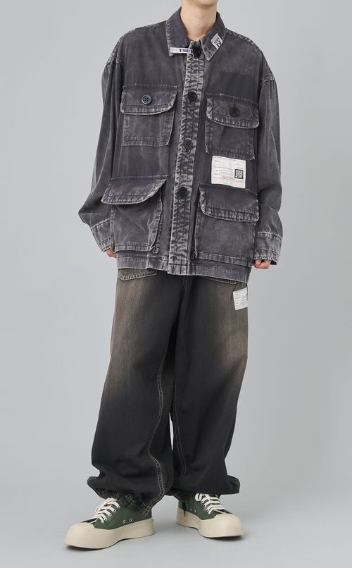 リップストップミリタリーシャツブルゾン