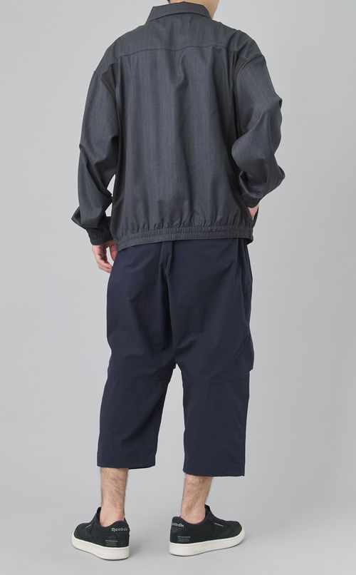 ウールサテンブルゾン