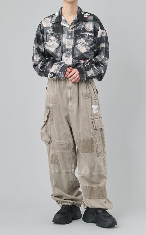 TATAトロンプルイユチェックシャツ