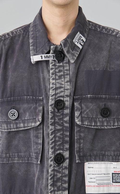 リップストップミリタリーシャツブルゾン