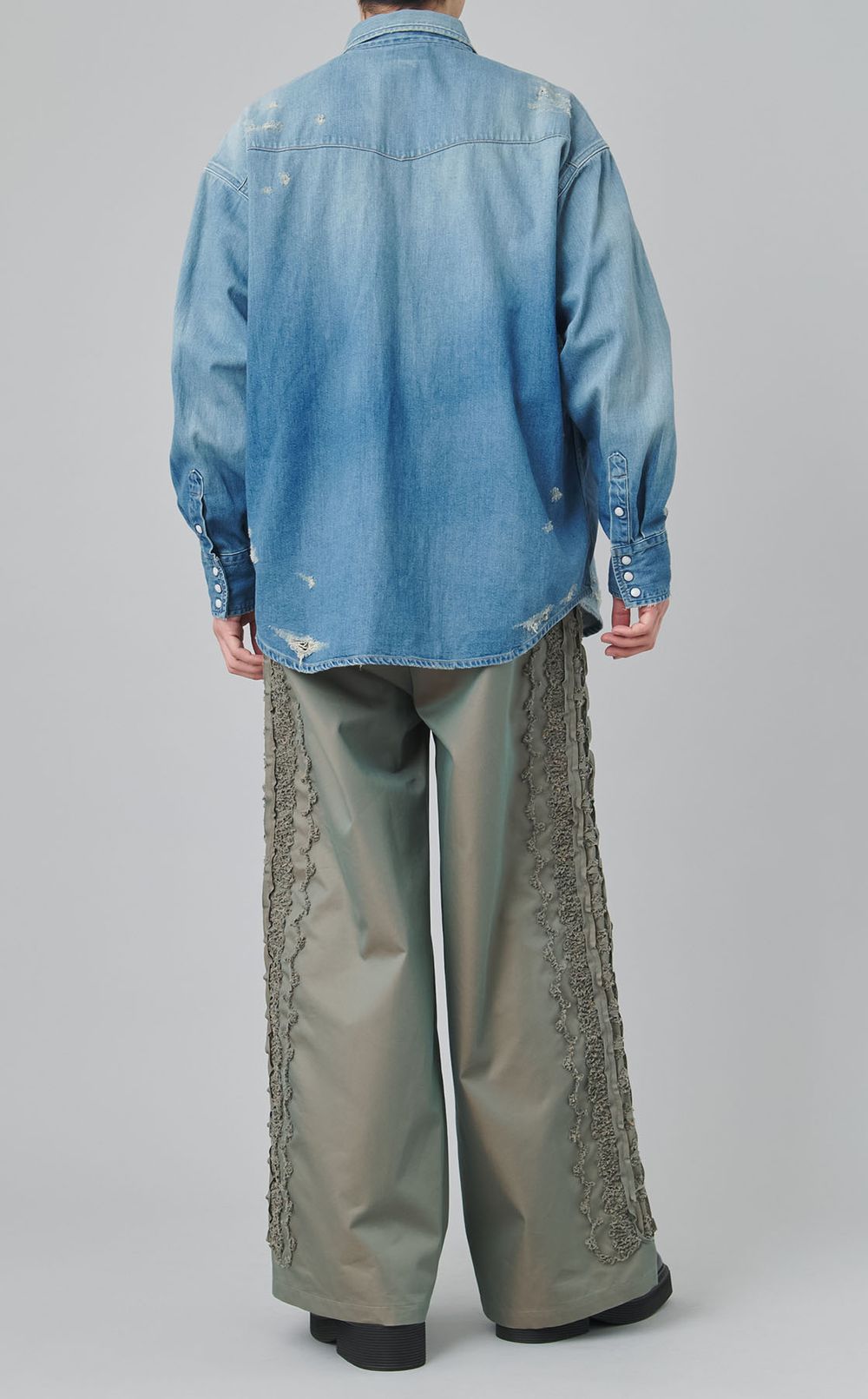 デニムウエスタンシャツ